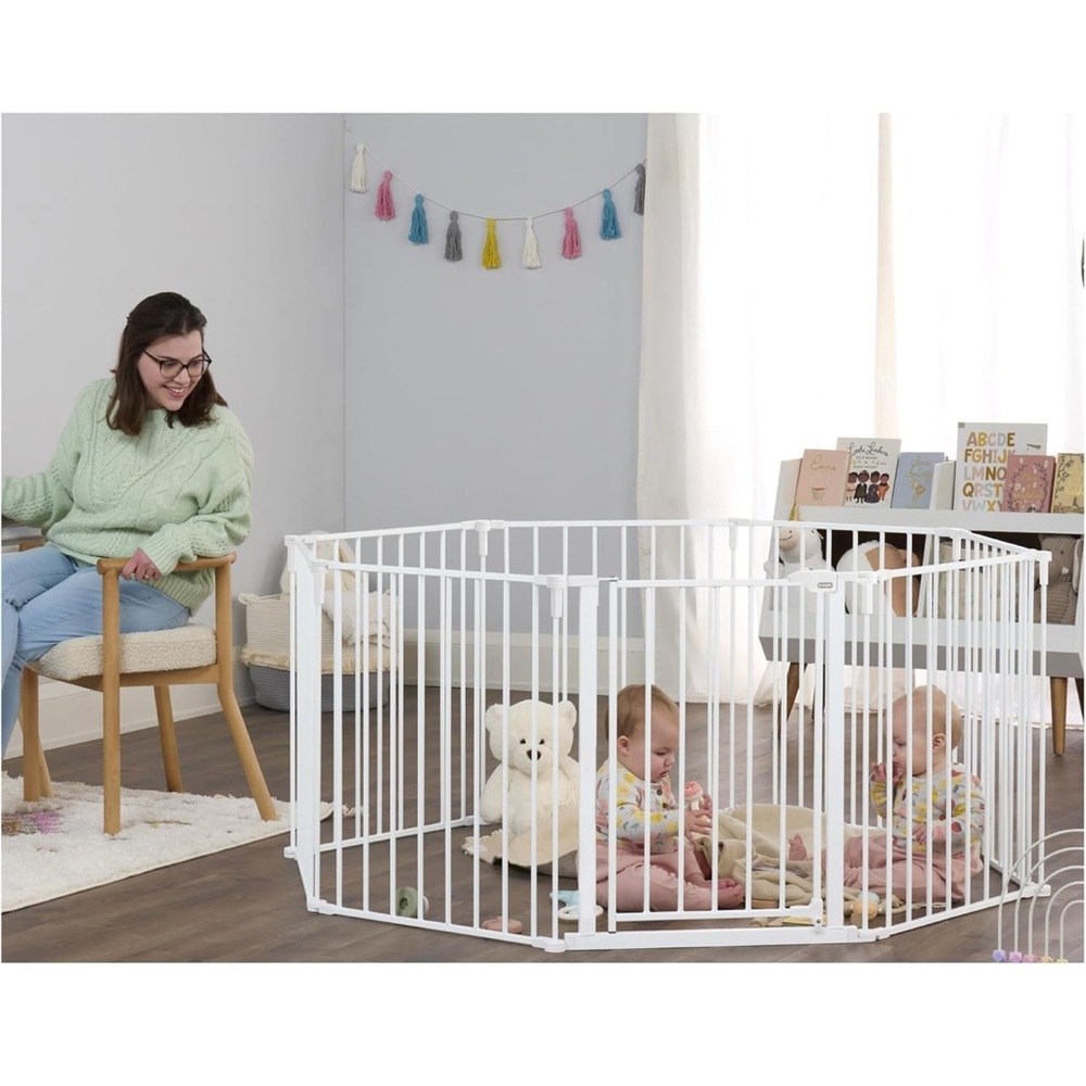 Baby gate and play yard
